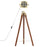 Vloerlamp driepoot 97 cm massief mangohout