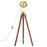 Vloerlamp driepoot 97 cm massief mangohout