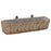 Balkonbakken 2 st 80 cm wicker met PE-voering