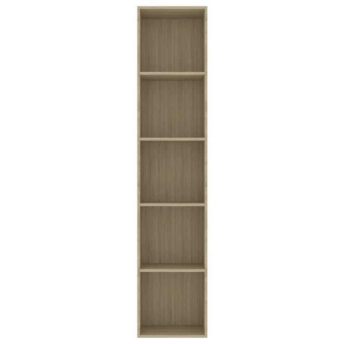 Boekenkast 40x30x189 cm spaanplaat sonoma eikenkleurig