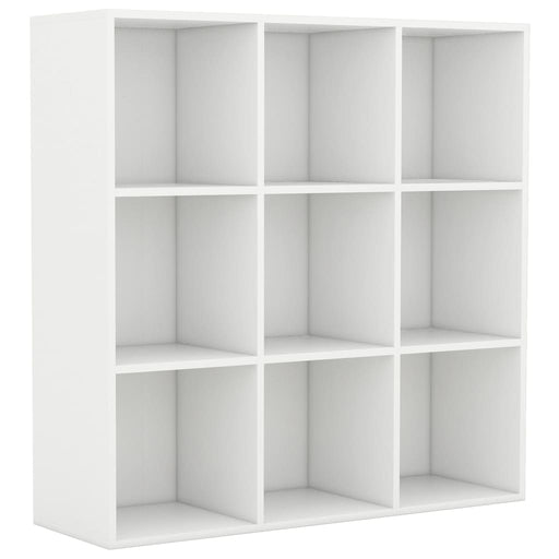 Boekenkast 98x30x98 cm spaanplaat wit