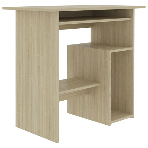 Bureau 80x45x74 cm spaanplaat sonoma eikenkleurig