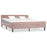 Bedframe fluweel roze 180x200 cm