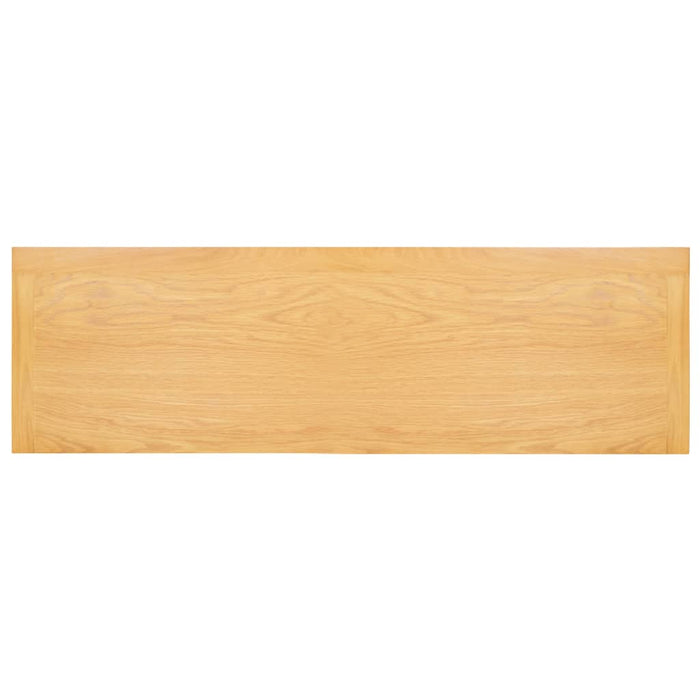 Wandtafel 83x30x73 cm massief eikenhout