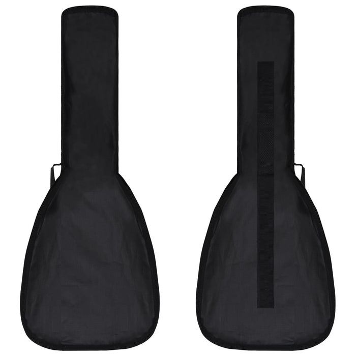 Ukuleleset met tas voor kinderen sopraan 21'' donkerhoutkleurig