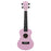 Ukuleleset met tas voor kinderen sopraan 23'' roze