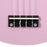 Ukuleleset met tas voor kinderen sopraan 23'' roze