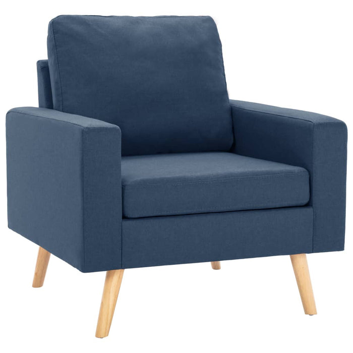 Fauteuil stof blauw