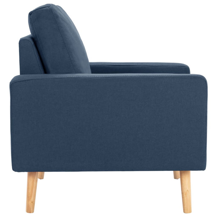 Fauteuil stof blauw