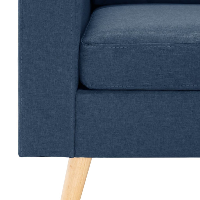 Fauteuil stof blauw