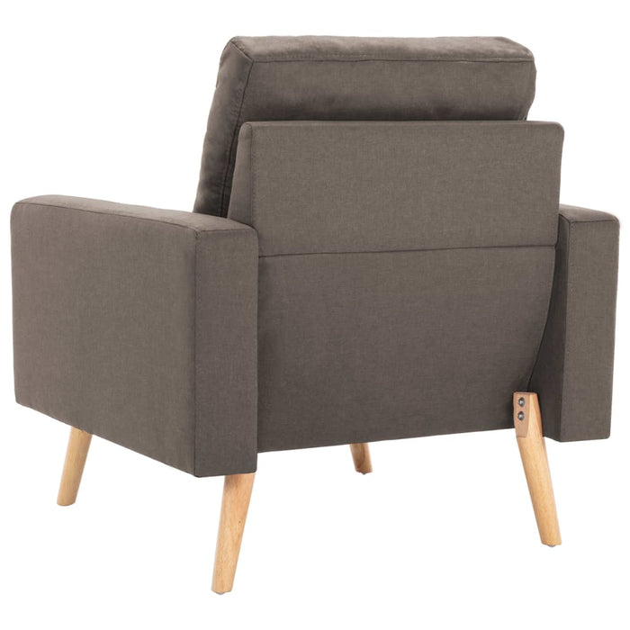 Fauteuil stof taupe