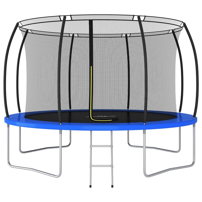 Trampolineset rond 150 kg 366x80 cm