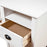 Bureau Hill 3 lades 120x50x74 cm massief grenenhout