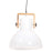 Hanglamp industrieel rond 25 W E27 40 cm wit