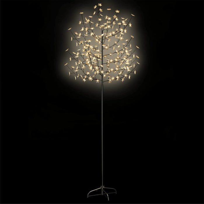 Kerstboom 220 LED's warmwit licht kersenbloesem 220 cm