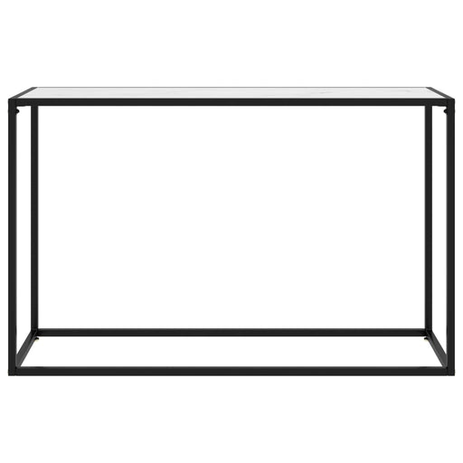 Wandtafel 120x35x75 cm gehard glas wit