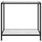 Wandtafel 80x35x75 cm gehard glas wit