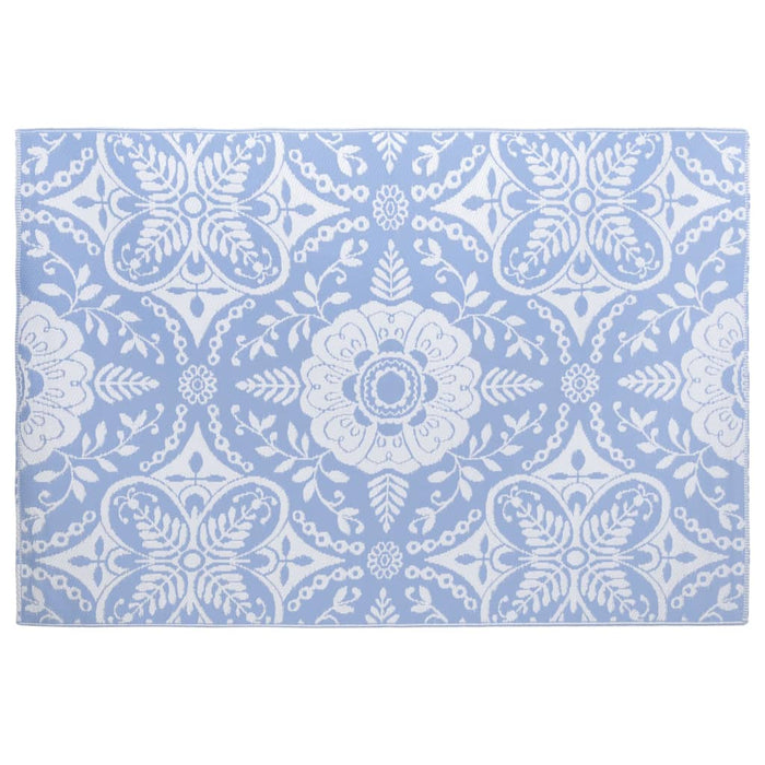 Buitenkleed 190x290 cm PP babyblauw