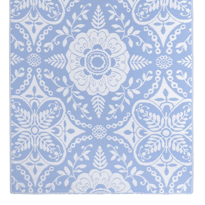 Buitenkleed 190x290 cm PP babyblauw