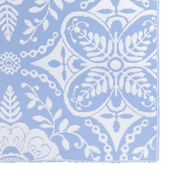 Buitenkleed 190x290 cm PP babyblauw