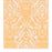 Buitenkleed 80x150 cm PP oranje en wit