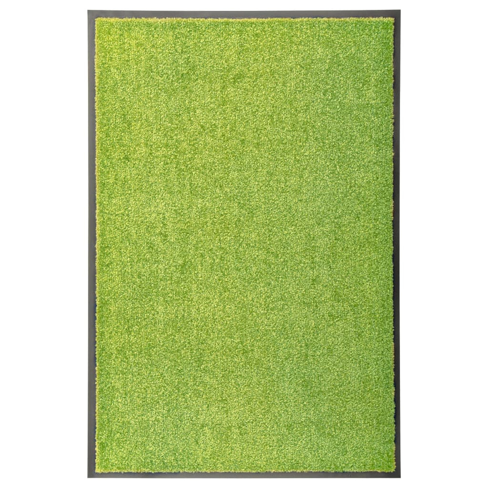 Deurmat wasbaar 60x90 cm groen