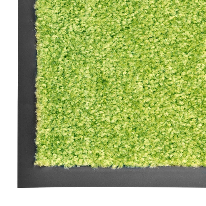 Deurmat wasbaar 60x90 cm groen