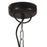 Hanglamp industrieel E27 32 cm zwart