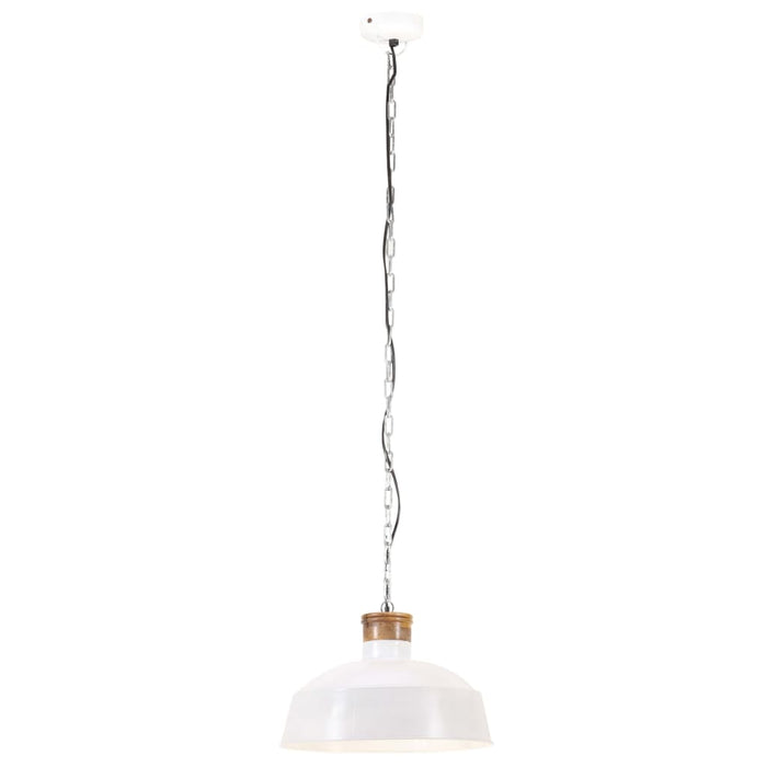 Hanglamp industrieel E27 58 cm wit