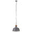 Hanglamp industrieel E27 32 cm grijs