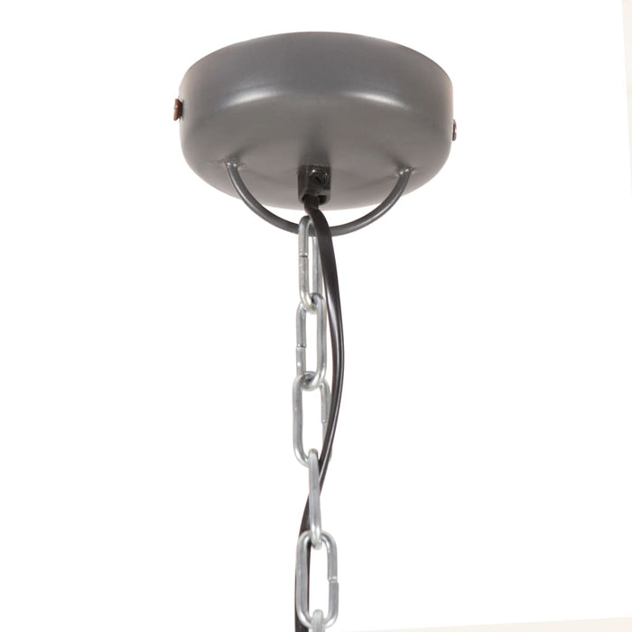 Hanglamp industrieel E27 32 cm grijs