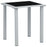 Ligbedden 2 st met tafel aluminium taupekleurig