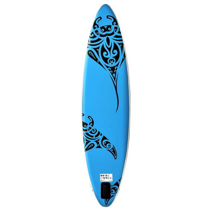 Stand Up Paddleboardset opblaasbaar 305x76x15 cm blauw