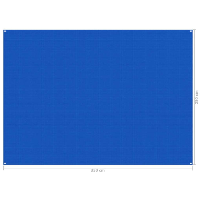 Tenttapijt 250x350 cm blauw