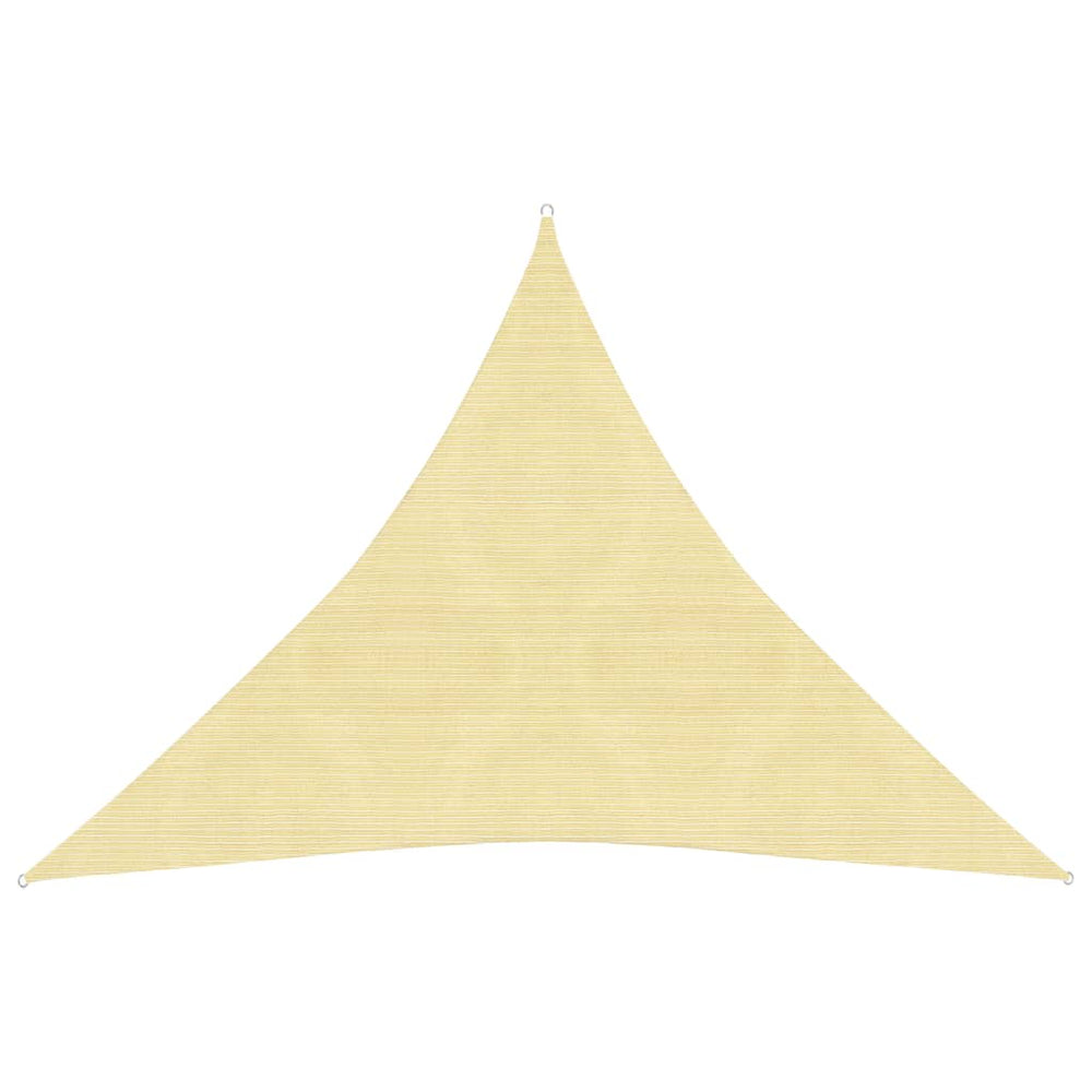 Zonnezeil 160 g/m² 3x3x3 m HDPE beige