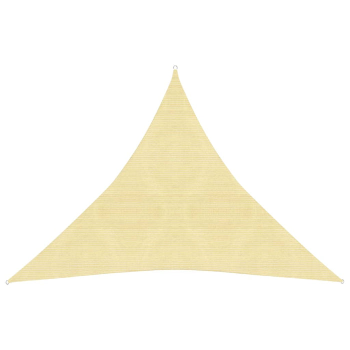 Zonnezeil 160 g/m² 3x3x3 m HDPE beige