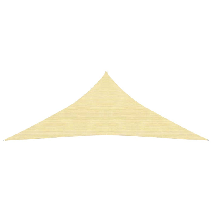 Zonnezeil 160 g/m² 4,5x4,5x4,5 m HDPE beige