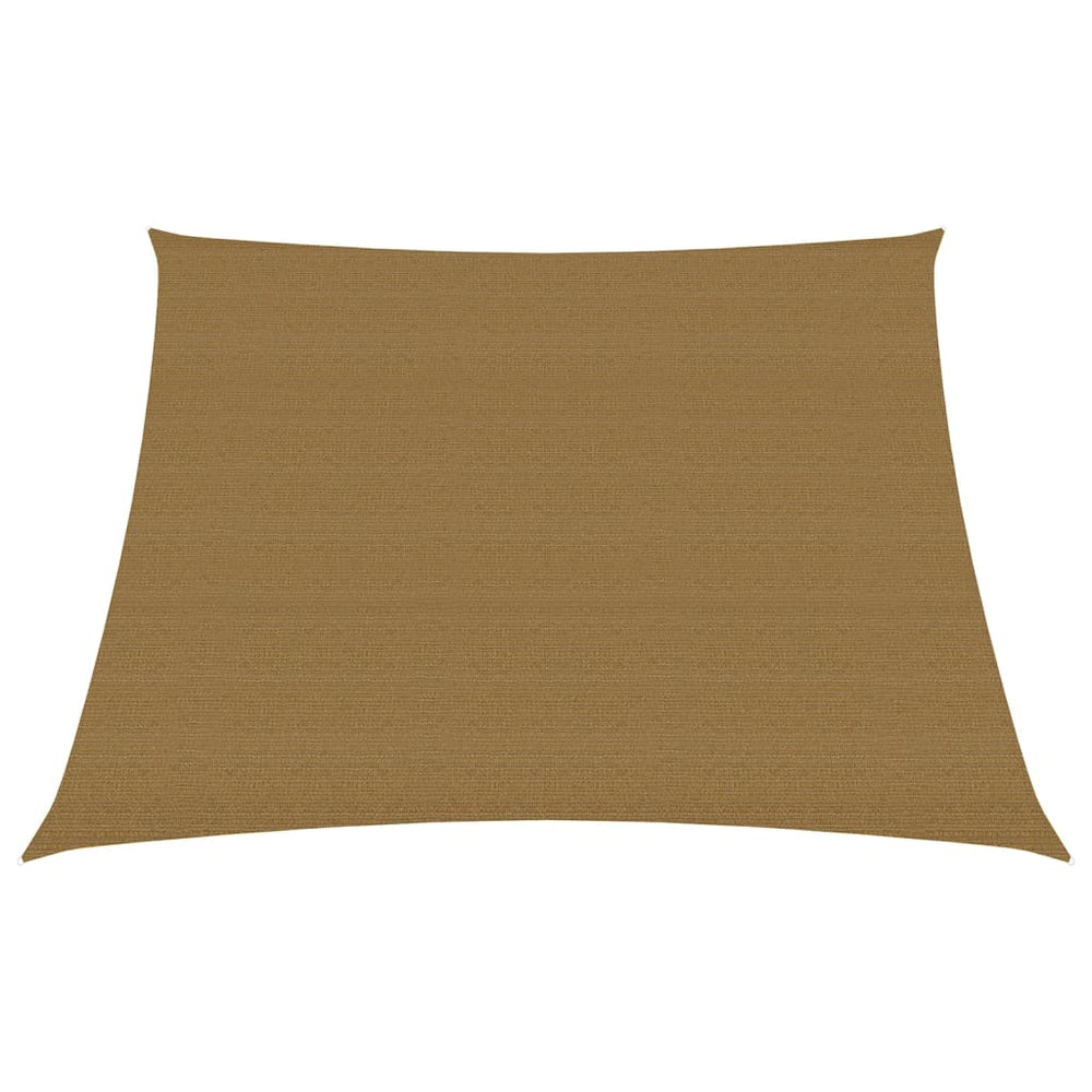 Zonnezeil 160 g/m² 3/4x2 m HDPE taupe