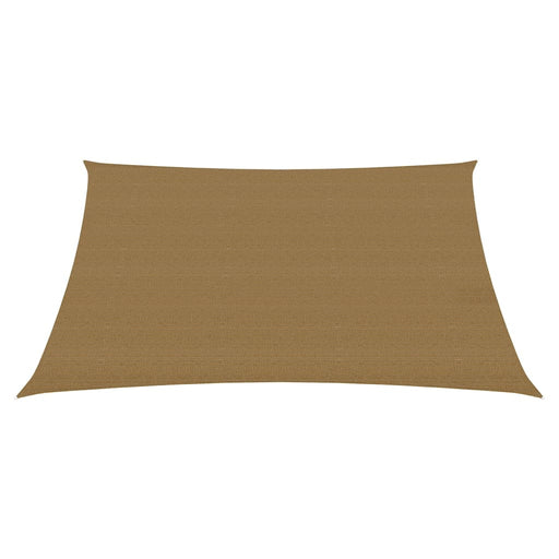 Zonnezeil 160 g/m² 3/4x3 m HDPE taupe