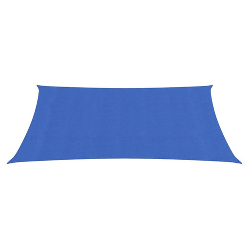 Zonnezeil 160 g/m² 2x4 m HDPE blauw