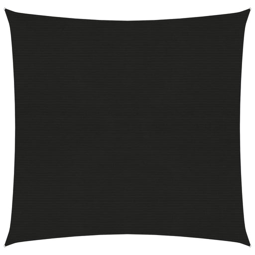 Zonnezeil 160 g/m² 2x2 m HDPE zwart