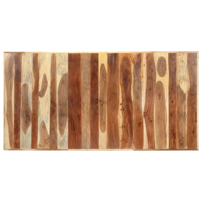 Eettafel 200x100x75 cm hout met honingkleurige afwerking