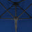 Parasol met stalen paal 250x250x230 cm blauw