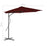 Parasol met stalen paal 300x230 cm bordeauxrood