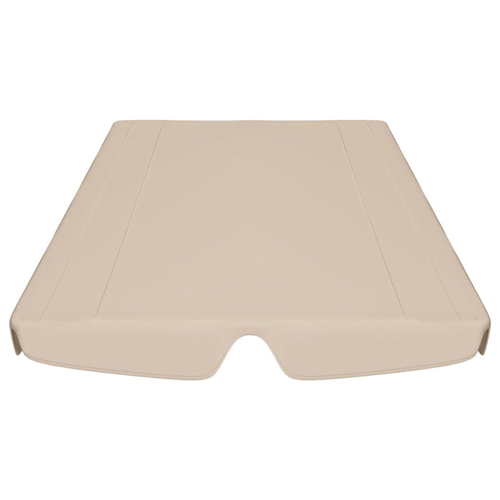 Vervangingsluifel voor schommelbank 188/168x110/145 cm beige