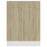 Onderkast 60x46x81,5 cm bewerkt hout sonoma eikenkleurig