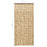 Vliegengordijn 90x220 cm chenille beige en bruin