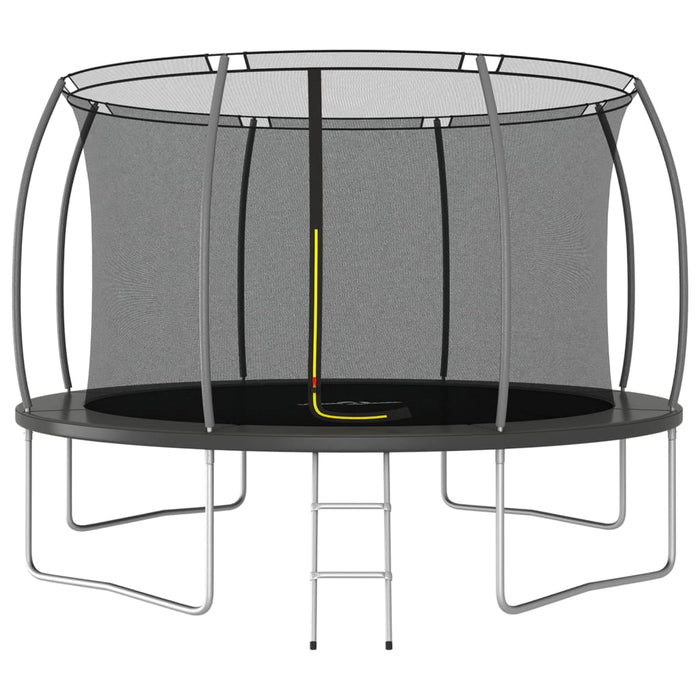 Trampolineset rond 150 kg 366x80 cm