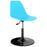 Eetkamerstoelen 2 st draaibaar PP blauw