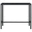 Tuinbartafel 130x60x110 cm poly rattan en glas zwart